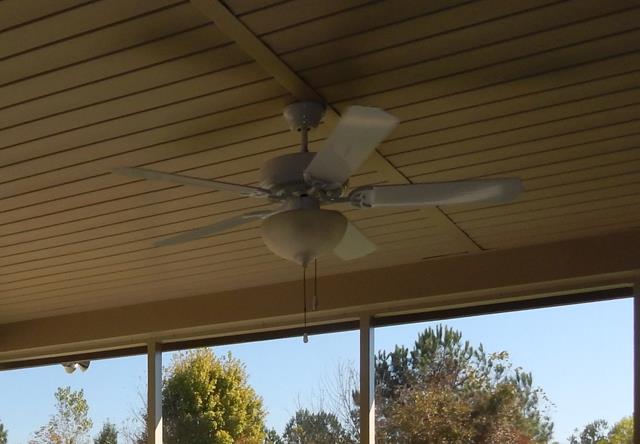 Ceiling Fan The Light House, Why Do Outdoor Ceiling Fan Blades Droop