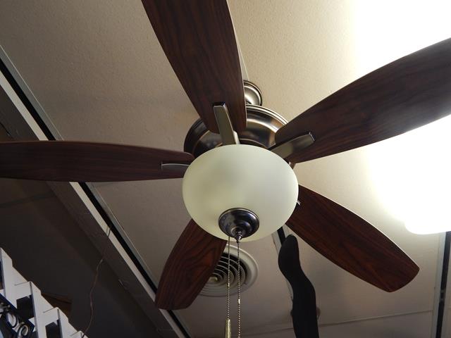frosted-glass-dome-light-five-blade-ceiling-fan